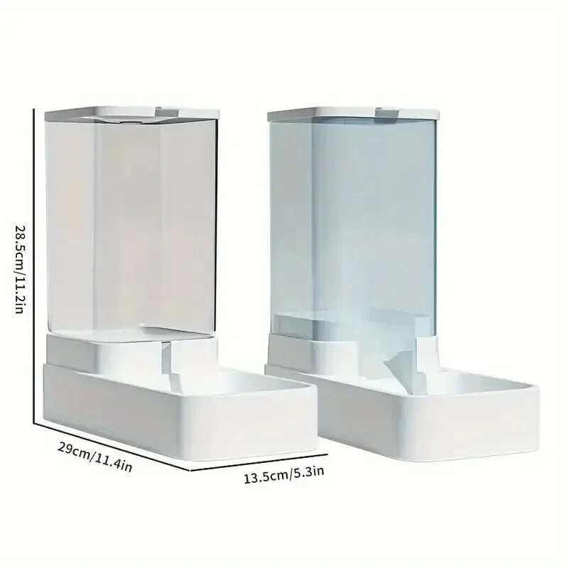 1pc/2 stücke automatische hundefutter automat/wassersp ender, kunststoff schwerkraft hundefutter und wassersp ender set